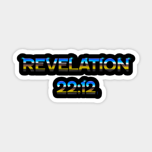 Revelation 22:12 Sticker